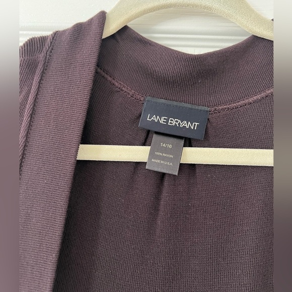 Lane Bryant shrug 14/16 Chocolate Brown - Picture 2 of 5